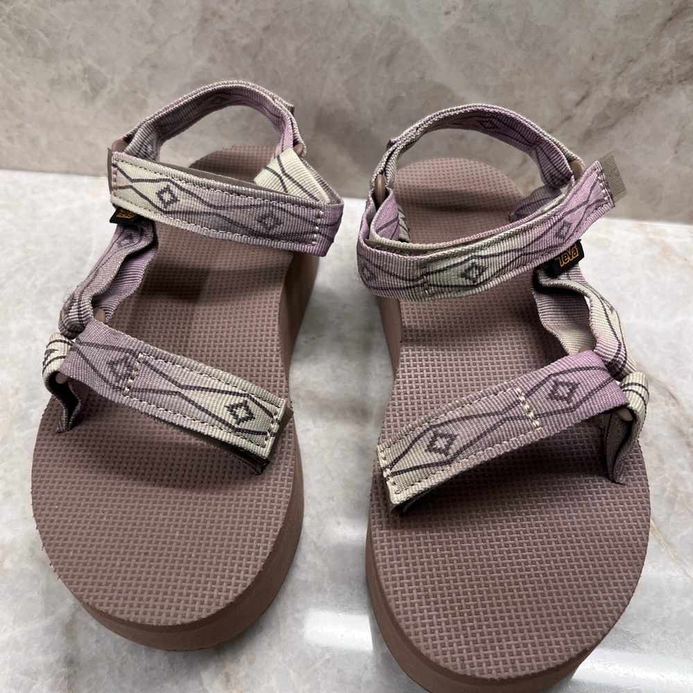 Teva Women's Lavender Patterned Sport Sandals